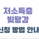 2025년 저소득층 빚탕감 신청 방법 안내