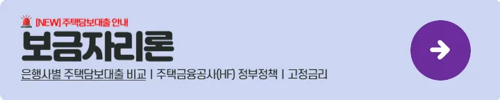정부지원대출 - 보금자리론