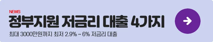 정부지원대출 - 정부지원저금리대출4가지