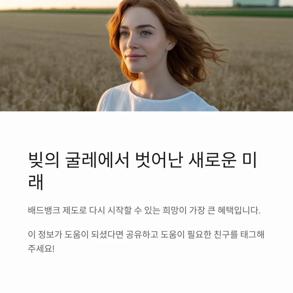 배드뱅크 빛 탕감 신청방법 신청자격 실제후기 정리 - 3_